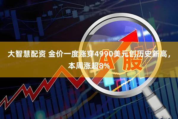 大智慧配资 金价一度涨穿4990美元创历史新高，本周涨超8%
